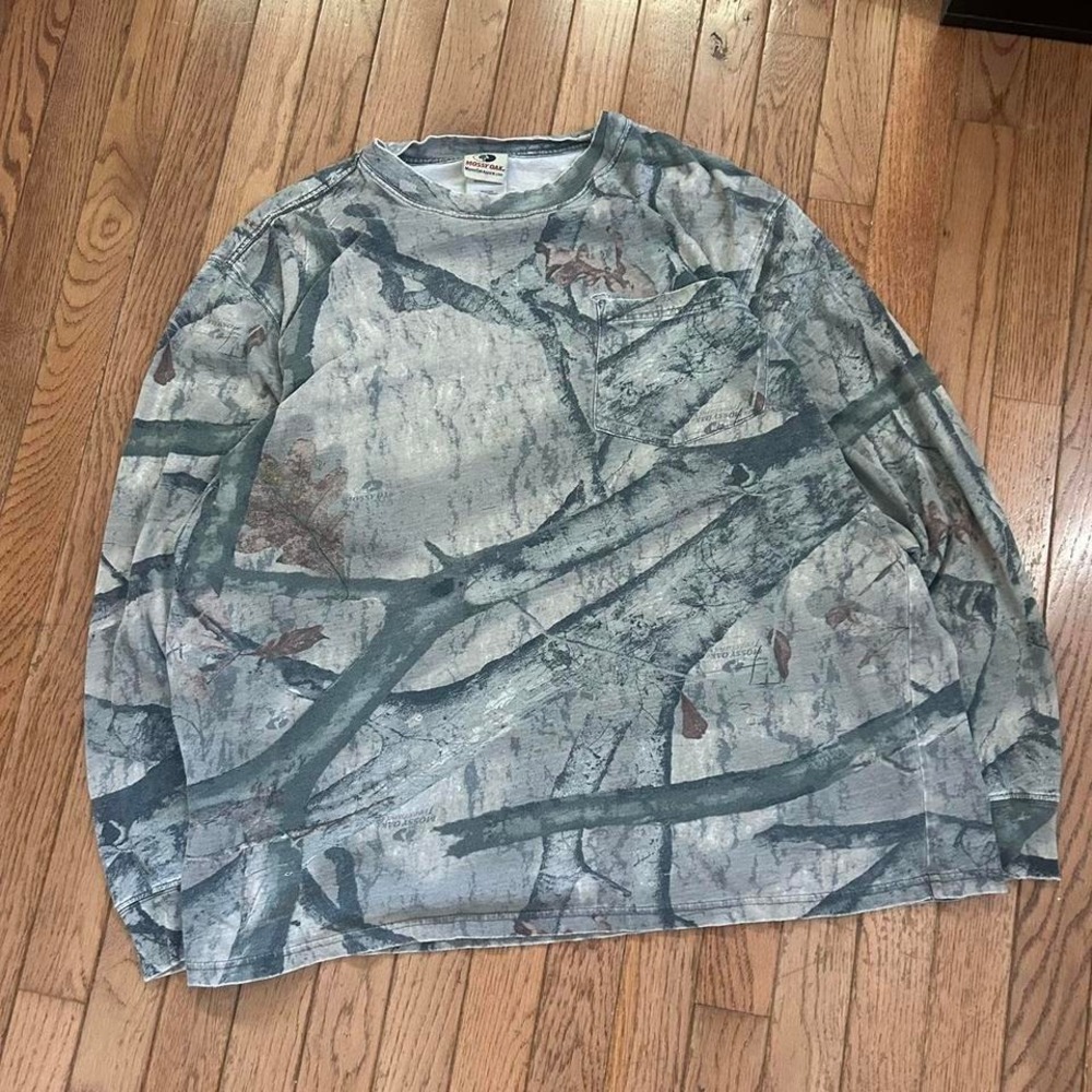 Vintage Camo Mossy Oak Long sleeve‎ Shirt